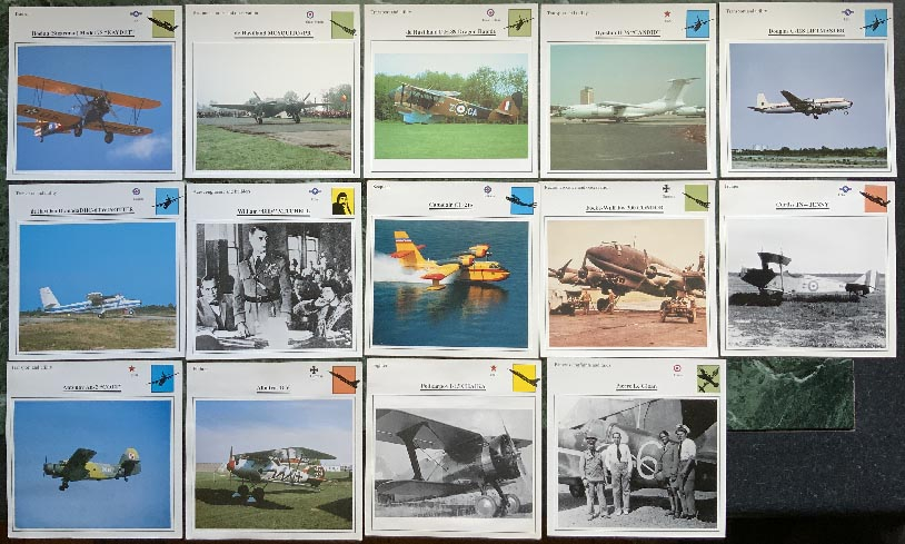29 large aircraft tradecards